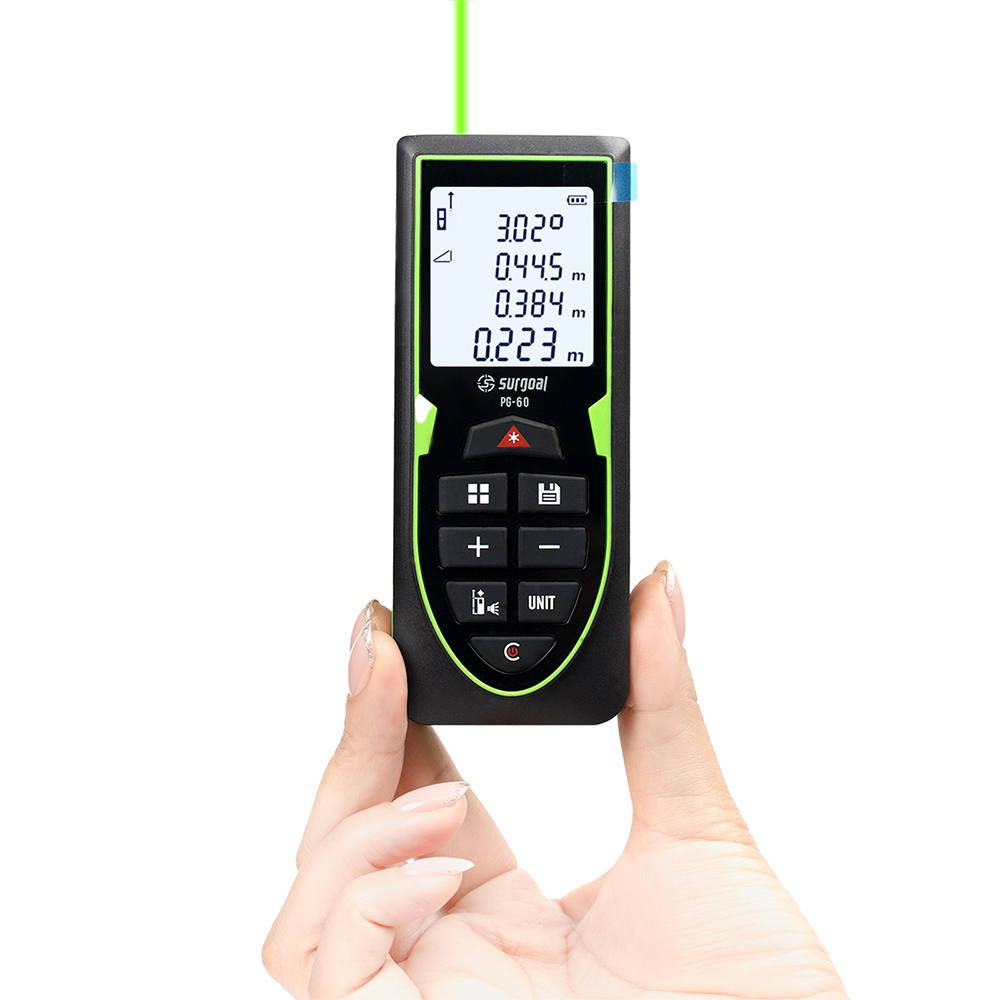 Green Laser Distance Meter 120 - Industrial Laser Tape Measure recension och pris