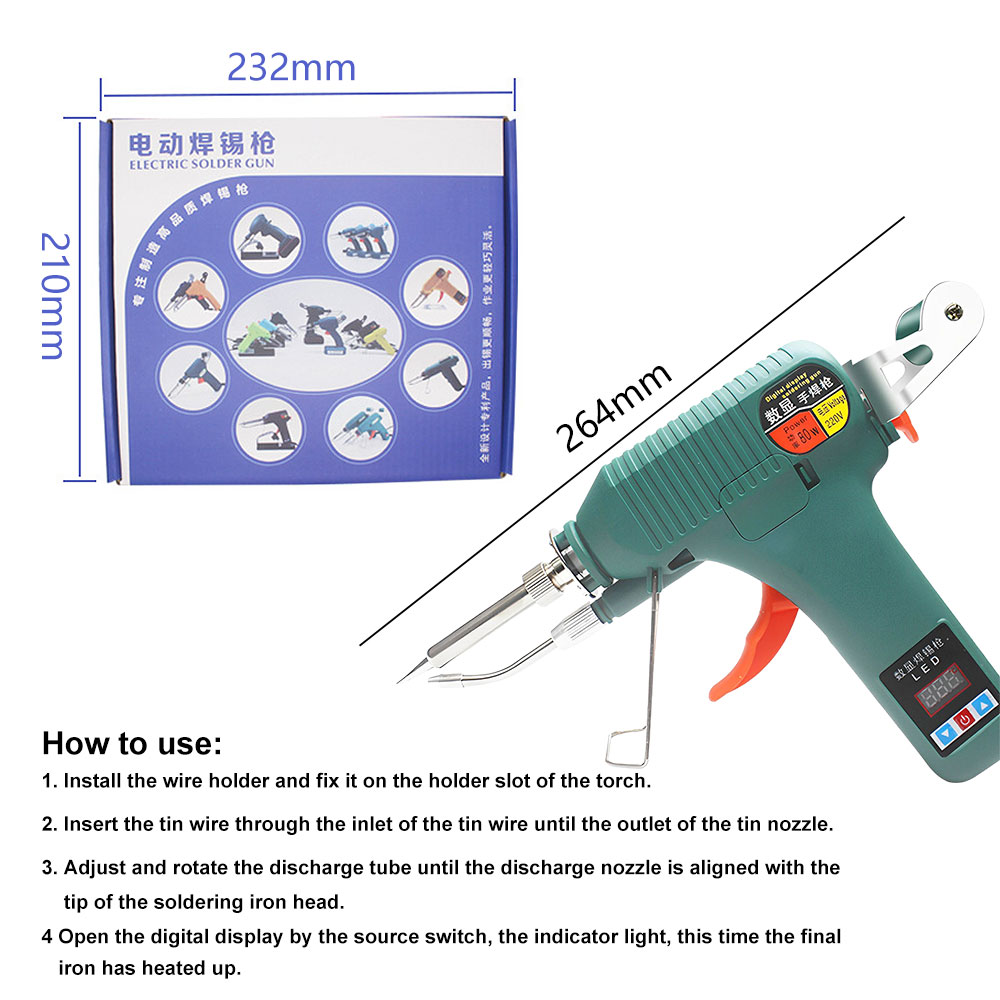80W 120W Digital Handheld Sold - Industrial Laser Soldering Iron recension och pris
