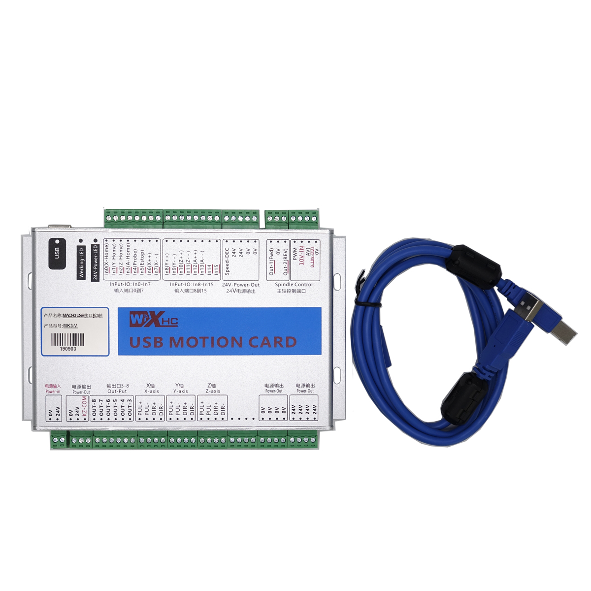 XHC Mach3 MKX-V 3 4 6 axis USB - Breakout Board Mach3 recension och pris