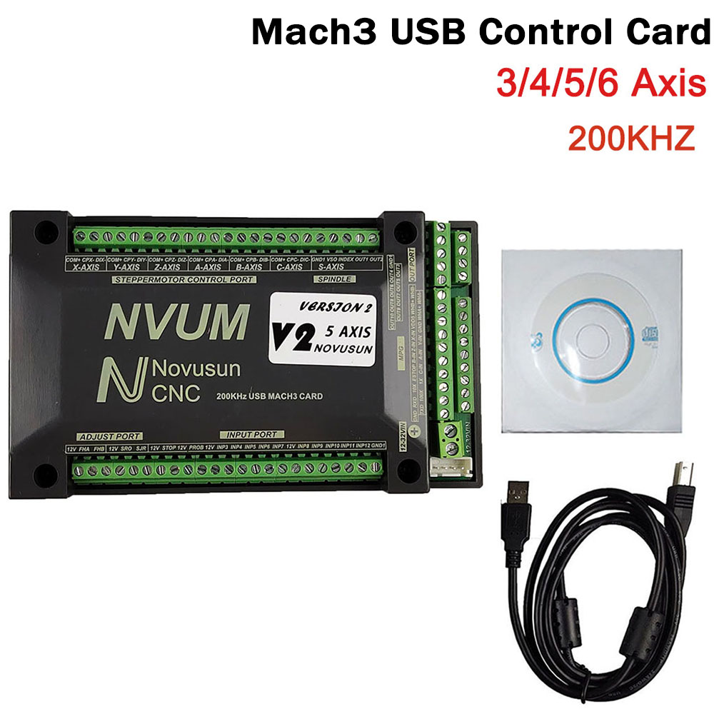 NVUM Mach3 USB Card 200KHz CNC - Breakout Board Mach3 recension och pris