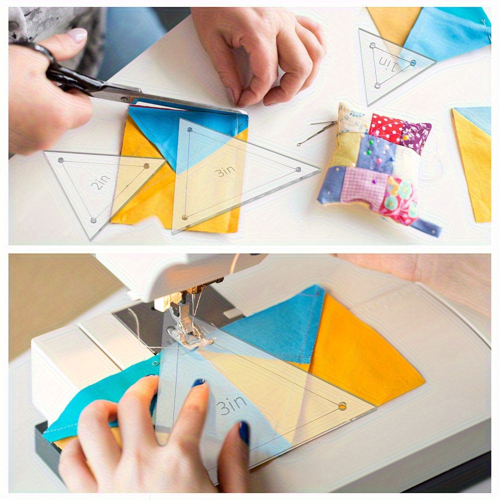 6pcs Acrylic Patchwork Triangl - Acrylic Cutting Machine recension och pris