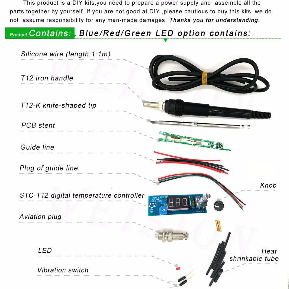 STC-T12 solder iron DIY kits/U - Industrial Laser Soldering Iron recension och pris