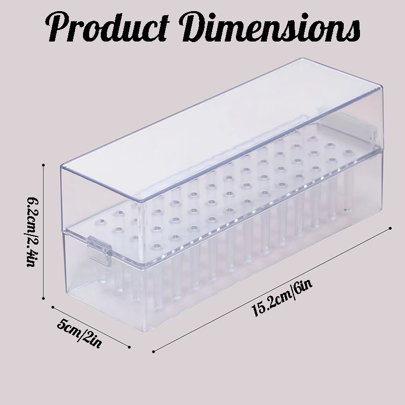 48 Holes Clear Nail Drill Bits - Acrylic Cutting Machine recension och pris