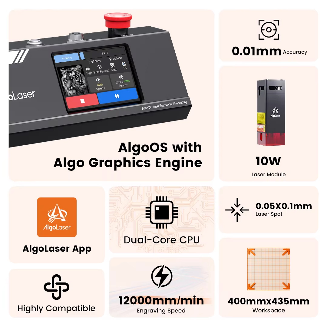 Algolaser DIY Table 40*43cm CN - Industrial Laser Solutions recension och pris