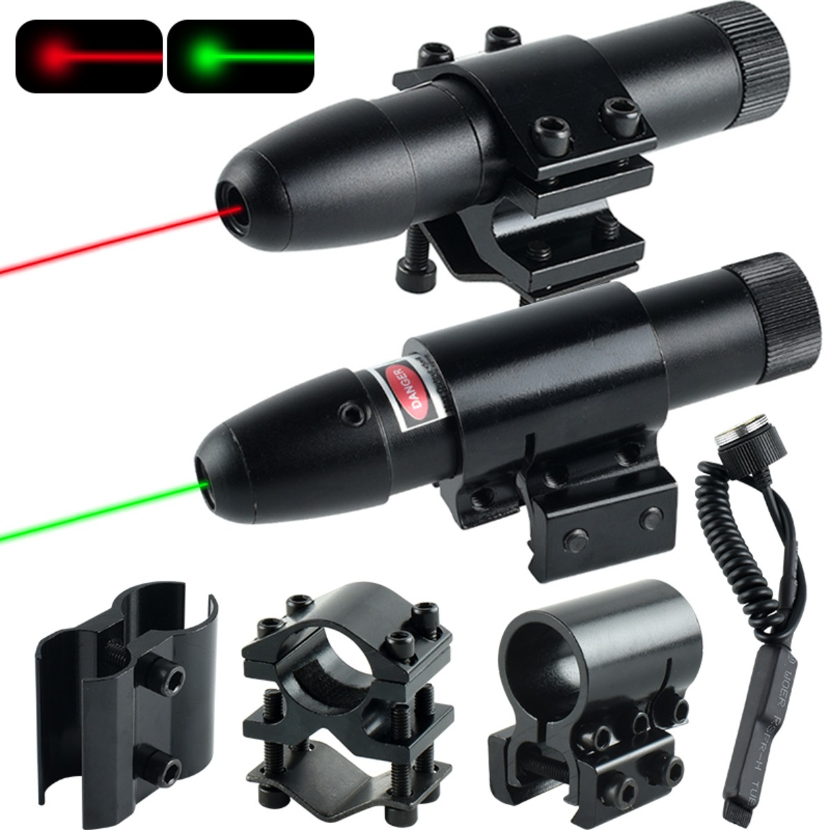 Tactical Red Green Dot Laser S - Industrial Green Laser recension och pris