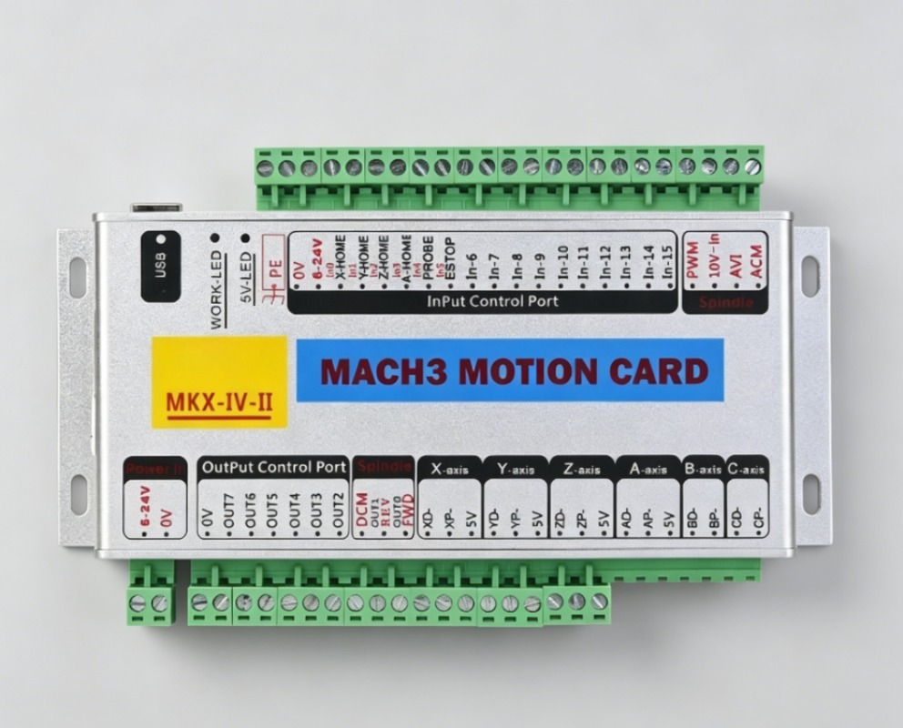 MK4-IV 4-Axis USB Motion Card  - Breakout Board Mach3 recension och pris