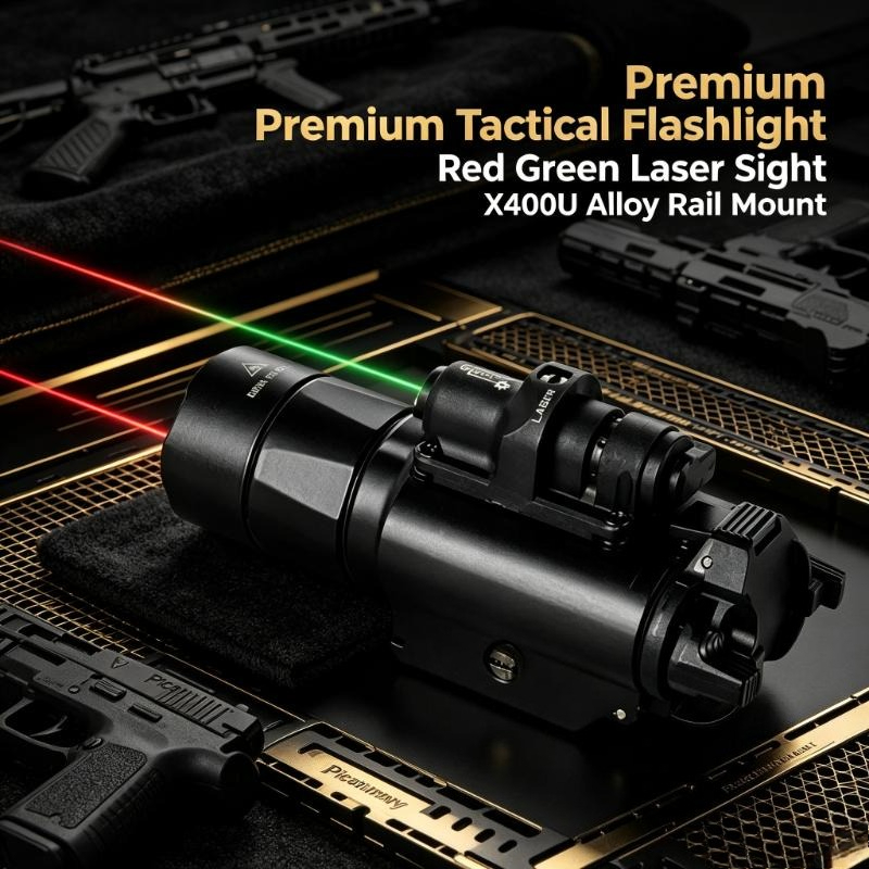X400U Alloy Tactical Flashligh - Industrial Laser Systems recension och pris