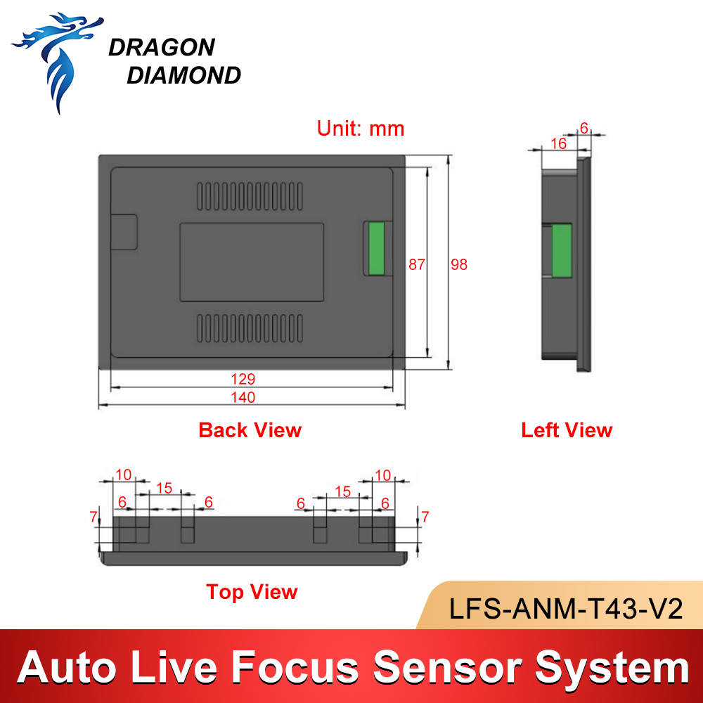Ruida Auto Live Focus Sensor S - Industrial Laser Solutions recension och pris