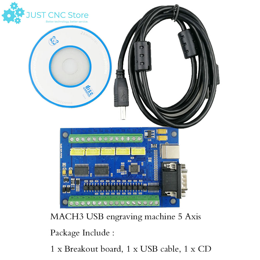 MACH3 USB CNC Driver breakout  - Breakout Board Mach3 recension och pris