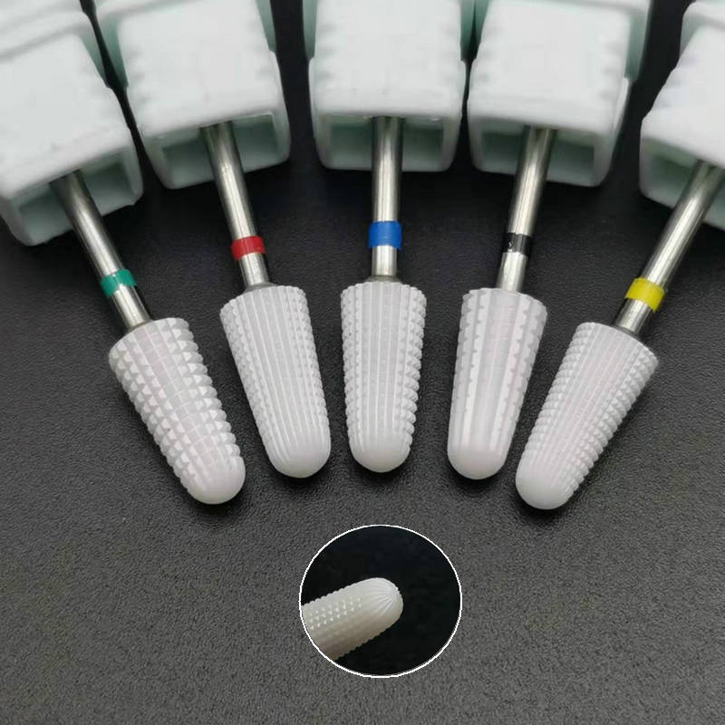 Ceramic 5 In 1 Nail Drill Bit  - Acrylic Cutting Machine recension och pris