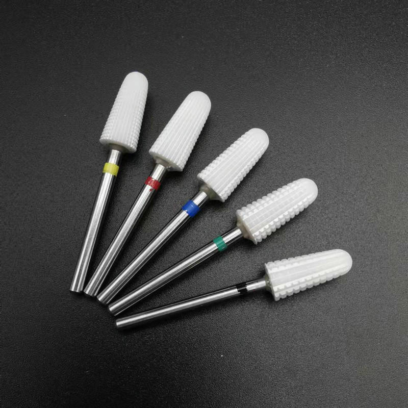 Ceramic 5 In 1 Nail Drill Bit  - Acrylic Cutting Machine recension och pris