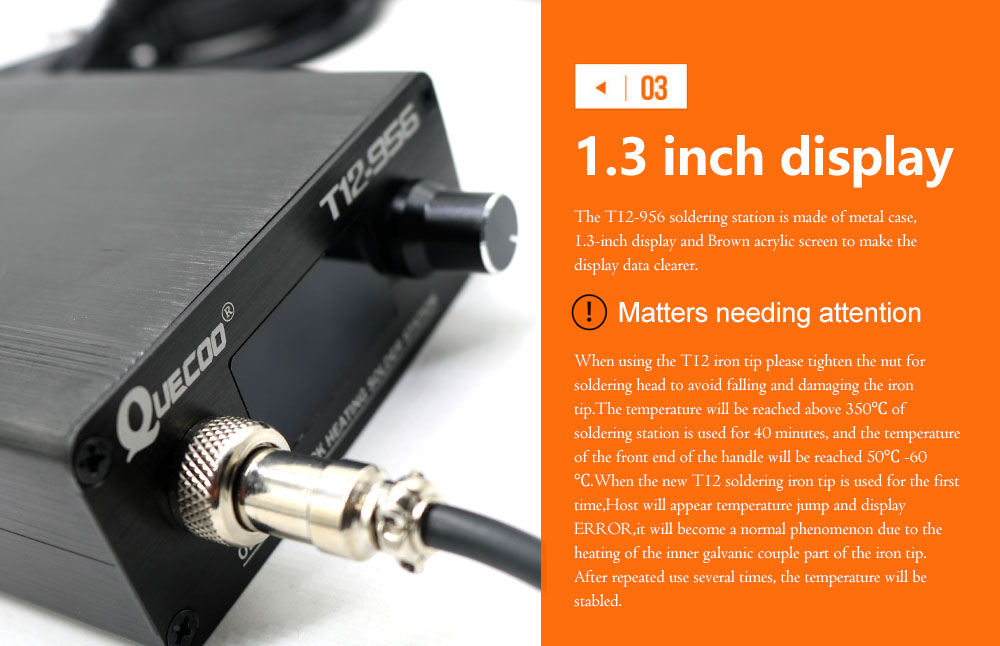 QUECOO T12-956 Soldering Digit - Industrial Laser Soldering Iron recension och pris