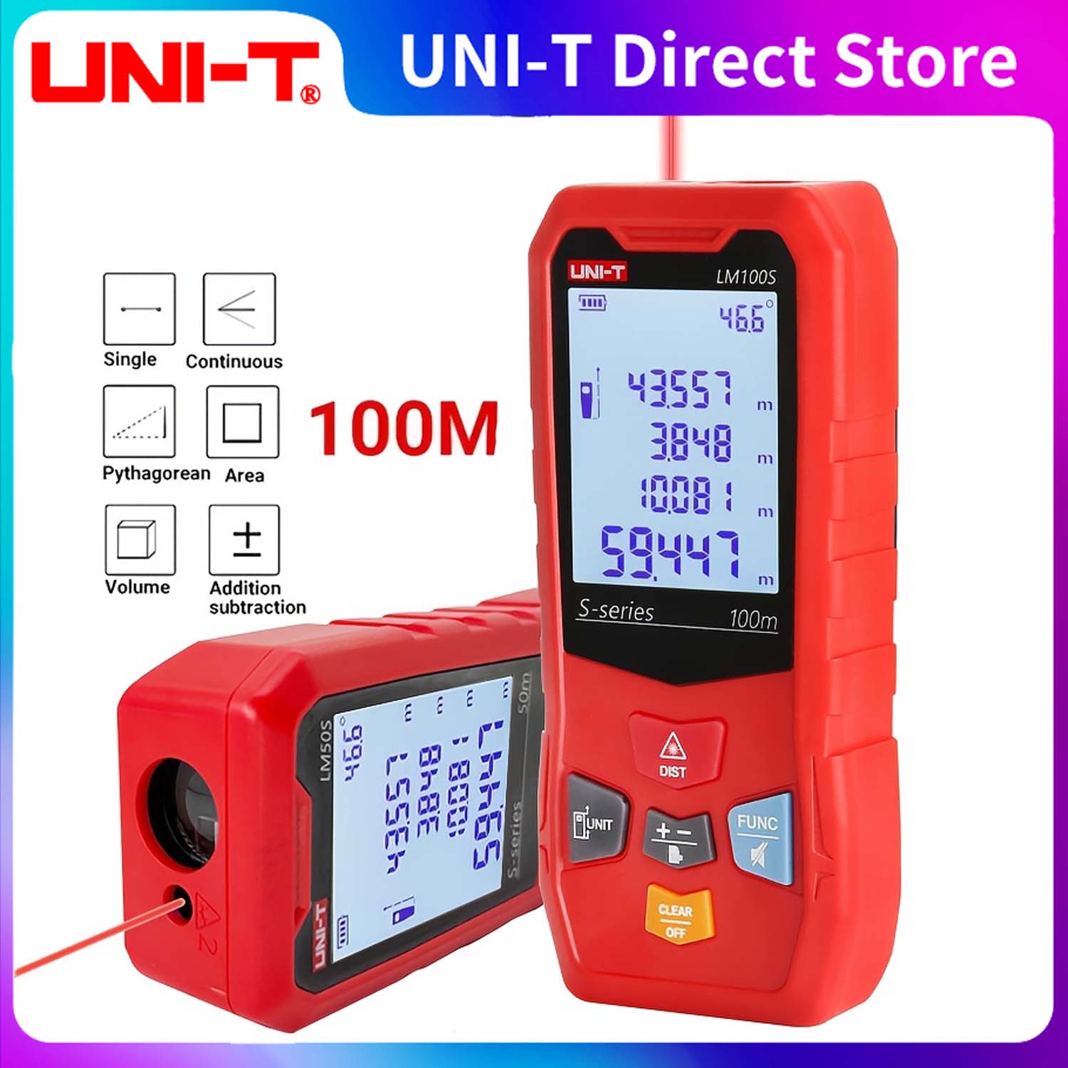 UNIT Laser Rangefinder LM40S/6 - Industrial Laser Tape Measure recension och pris