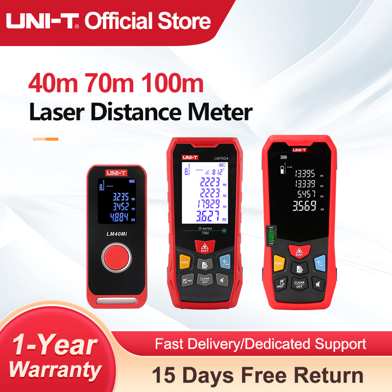 UNI-T Laser Rangefinder 40m 60 - Industrial Laser Tape Measure recension och pris