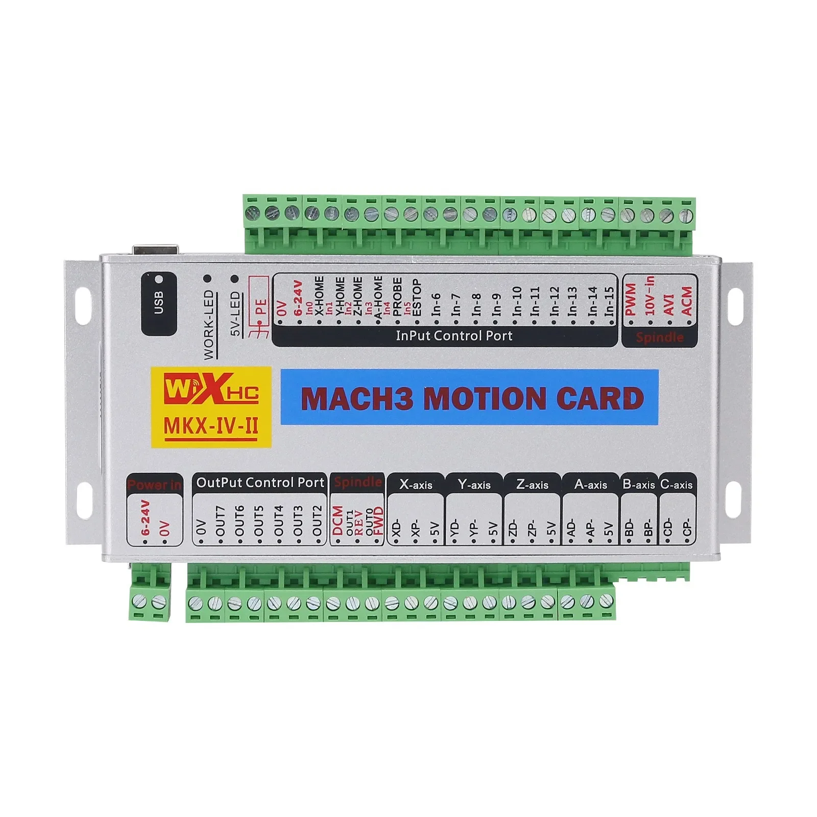 MK4-IV Mach3 Motion Card 4-sAx - Breakout Board Mach3 recension och pris